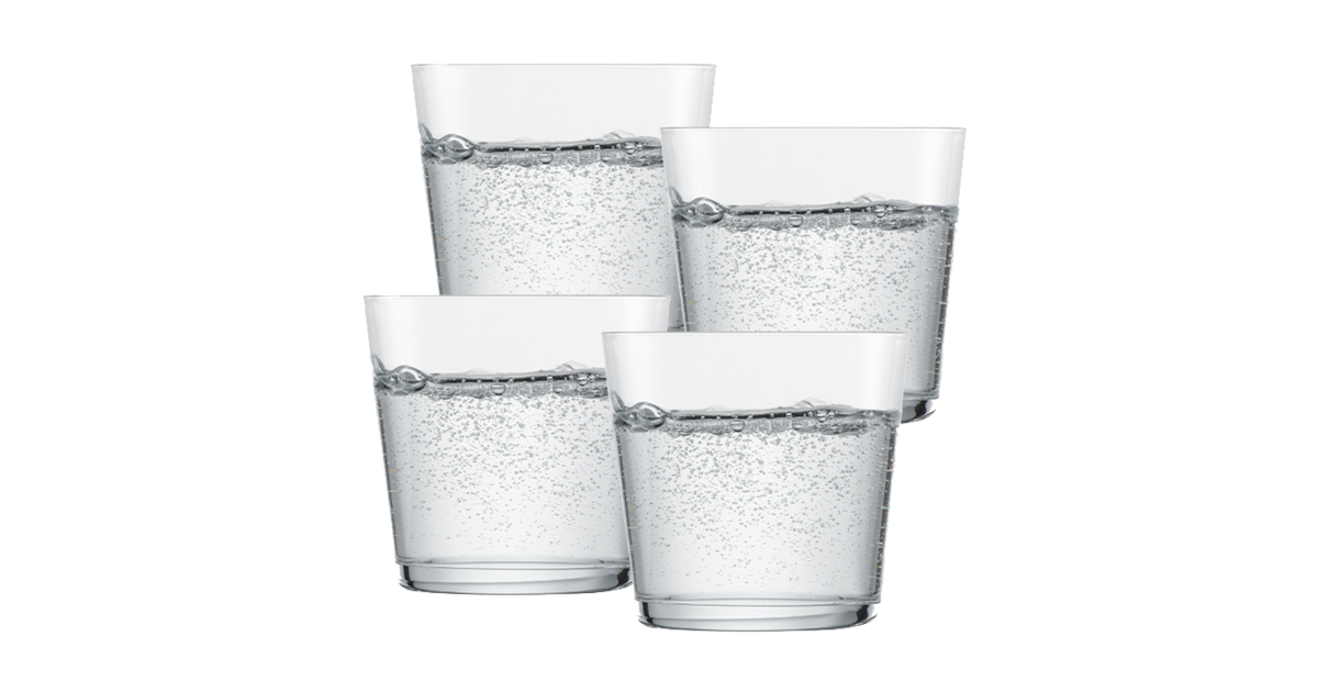 4er Set Together Wasserglas klein 85 mm (h), Fassungsvermögen: 367 ml online kaufen