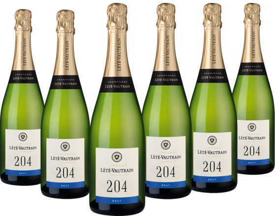 Champagner Lété-Vautrain Paket 5+1 Fl.