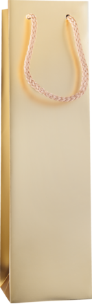 1er Tragetasche Gold Matt Maße: 100 x 80 x 360 mm