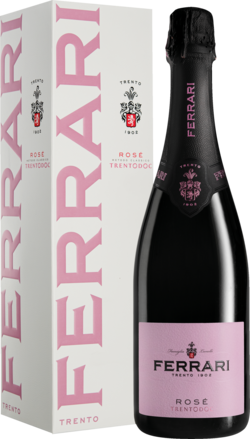 Ferrari Rosé Brut Trento DOC, im Geschenkkarton