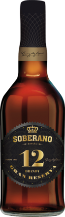 Soberano Solera Gran Reserva 12 Jahre Brandy DO Jerez, 0,7 L, 38% Vol.