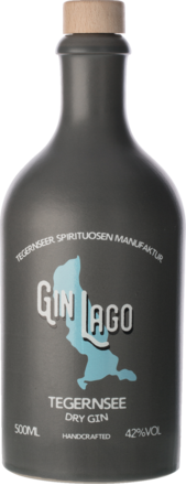 Gin Lago Tegernsee Dry Gin 42 % vol. 0,5 L