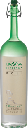 Uva Viva Italiana di Poli, Grappa Venetien, 0,7L, 40% Vol.