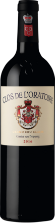 Clos de l&#39;Oratoire Saint-Emilion Grand Cru Classé AOP 2016