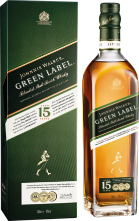 Johnnie Walker Green Label 15 years Scotch Whisky 43 % vol. 0,7 L