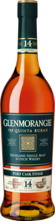 Glenmorangie 14 Years Old Port Cask Finish Quinta Ruban Port, Highland, 0,7 L, 46% Vol.