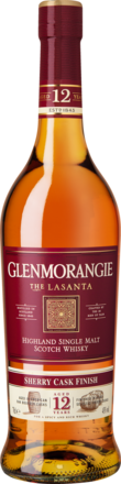 Glenmorangie Lasanta 12 Years Sherry Cask Finish Highland Single Malt Whisky, 0,7 L, 43% Vol.