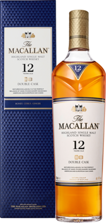 Macallan 12 Years Double Cask Highland Single Malt Whisky, 0,7 L, 40% Vol.