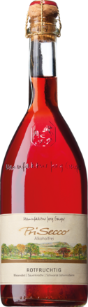 PriSecco Rotfruchtig alkoholfrei Wiesenobst, Sauerkirsche, Schwarze Johannisbeere