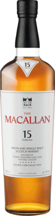 Macallan 15 Years Double Cask Highland Single Malt Whisky, 0,7 L, 43% Vol.