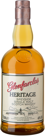 Glenfarclas Heritage Single Malt Scoth Whisky Speyside, Schottland, 0,7 L, 40% Vol., in Etui