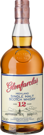 Glenfarclas 12 Years Single Malt Scotch Whisky Speyside, Schottland, 0,7 L, 43% Vol., in Etui