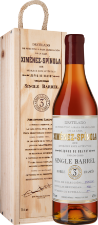 Ximénez Spínola Brandy Single Barrel 0,7 L, 42,00 % Vol., in Holzkiste