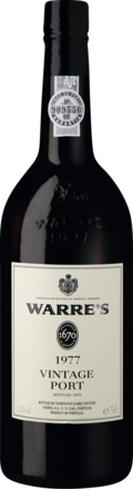 Warre&#39;s Vintage Port Vinho do Port DOC, 20,0 % Vol., 0,75 L 1977