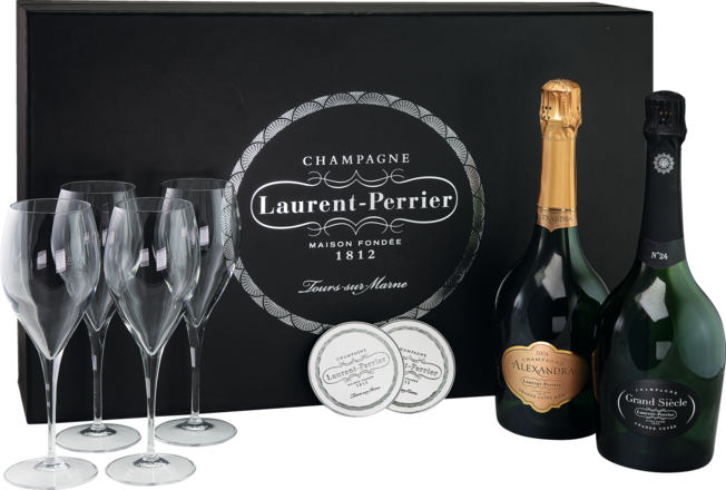 Laurent-Perrier Prestige Coffret 1 Fl. Grand Siecle No. 24 und 1 Fl. Alexandra Rosé