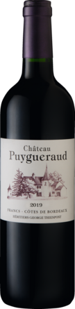 Château Puygueraud Bordeaux Côtes de Francs AOP 2019