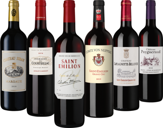 Bordeaux Collection 6 Flaschen zum Kennenlernpreis