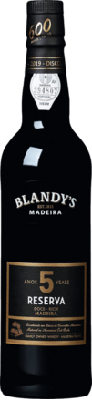 Blandy&#39;s 5 Years Old Rich Reserva Madeira DOC, 19 % Vol., 0,5 L