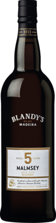 Blandy&#39;s 5 Years Old Malmsey Madeira DOC, 19 % Vol., 0,75 L