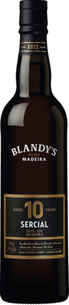 Blandy&#39;s 10 Years Old Sercial Madeira DOC, 19 % Vol., 0,5 L