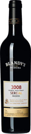 Blandy&#39;s Colheita Sercial Madeira DOC, 19 % Vol., 0,5 L 2008