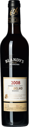 Blandy&#39;s Colheita Verdelho Madeira DOC, 19 % Vol., 0,5 L 2008