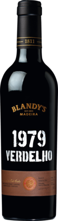 Blandy&#39;s Vintage Verdelho Madeira DOC, 19 % Vol., 0,375 L 1979