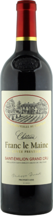 Châetau Franc le Maine Cuvée Prestige Grand Cru Saint-Émilion AC, Bordeaux 2015