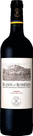 Blason d'Aussières Corbières AC, Languedoc, Magnum 2015