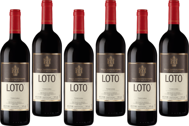 Loto Villa Santo Stefano Weinpaket 6 Flaschen zum Kennenlernpreis 2018