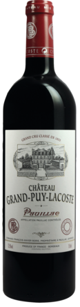 Château Grand Puy Lacoste Pauillac AOP, Grand Cru Classé 2018
