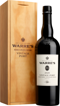 Warre&#39;s Vinhas Velhas Limited Edition Vintage Port Vinho do Porto DOC, 20,0 % Vol., 0,75 L 2020