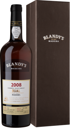 Blandy&#39;s Bual Colheita Madeira DOC, 19% Vol., 0,75 L 2008