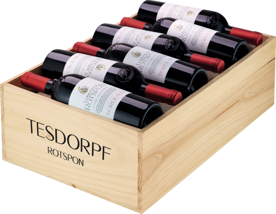 Lübecker Rotspon Cuvée Historique Bordeaux AOP, 12er Holzkiste 2019