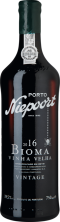 Niepoort Bioma Vinha Velha Vintage Port Vinho do Port DOC, 19,5 % Vol., 0,75 L 2016