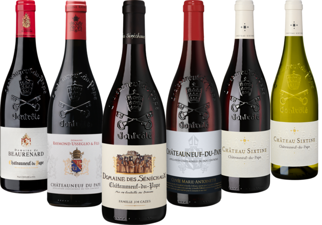 Châteauneuf-du-Pape Collection 2021 6 Flaschen zum Vorteilspreis 2021