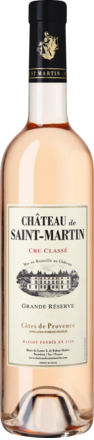 Château de Saint-Martin Grande Réserve Rosé Côtes de Provence AOP, Cru Classé 2022