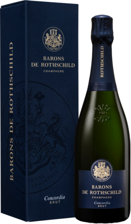 Champagne Barons de Rothschild Concordia Brut, Champagne AC, Geschenketui
