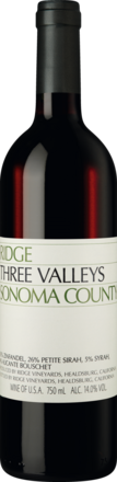 Ridge Three Valleys Sonoma County, California 2021