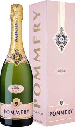 Champagne Pommery Apanage Rosé Brut, Champagne AC, Geschenketui