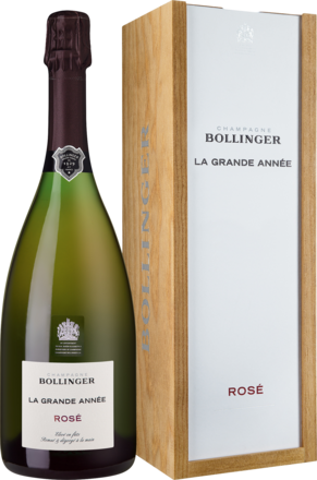 Champagne Bollinger La Grande Année Rosé Brut, Champagne AC, Einzelholzkiste 2015