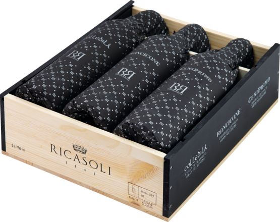 Ricasoli Raritas - 3 Crus Gran Selezione Chianti Classico DOCG, 3er Holzkiste 2021