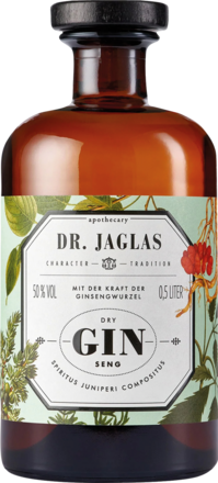 Dr. Jaglas Dry Gin-seng Navy Gin 50 % vol. 0,5 L