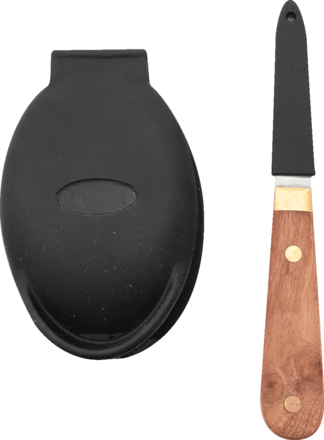 Austernmesser, 2-teilig Messer und Halter