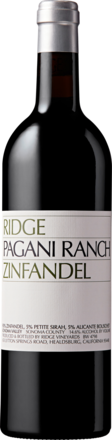 Ridge Pagani Ranch Zinfandel Sonoma County 2022