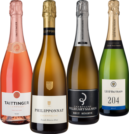 Non-Vintage Champagner Klassiker 4 Flaschen zum Sonderpreis
