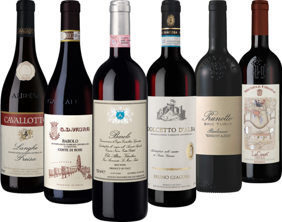 Piemont Collection 6 Flaschen zum Sonderpreis