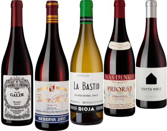 Weinreise Spanien 5 Flaschen zum Sonderpreis