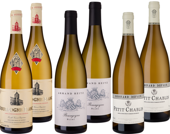 Weißes Burgund Top Value je 2 Flaschen zum Sonderpreis