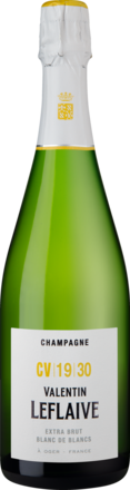Champagne Valentin Leflaive CV-19-30 Extra Brut, Blanc de Blancs, Champagne AC